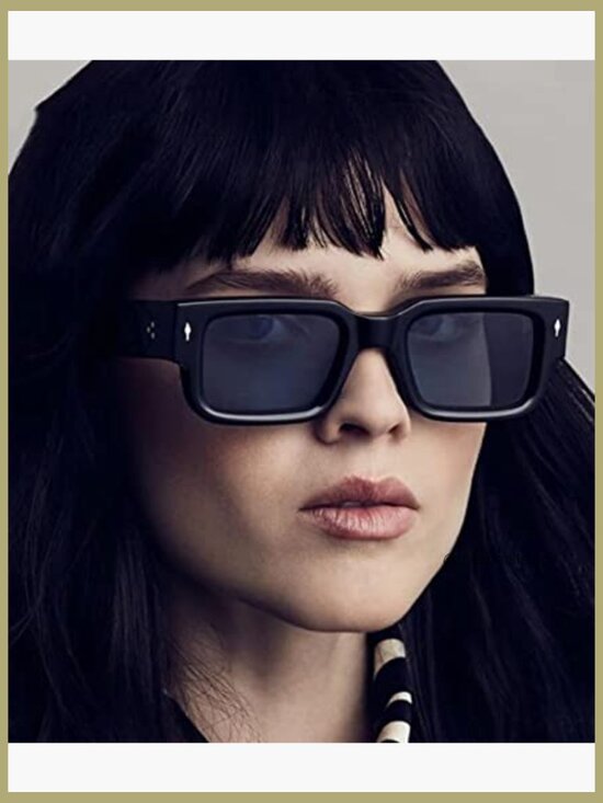 Chunky Square Sunglasses UV400 Protection main image 4